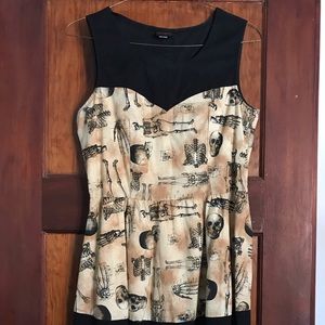 ModCloth Spooky Bones Dress